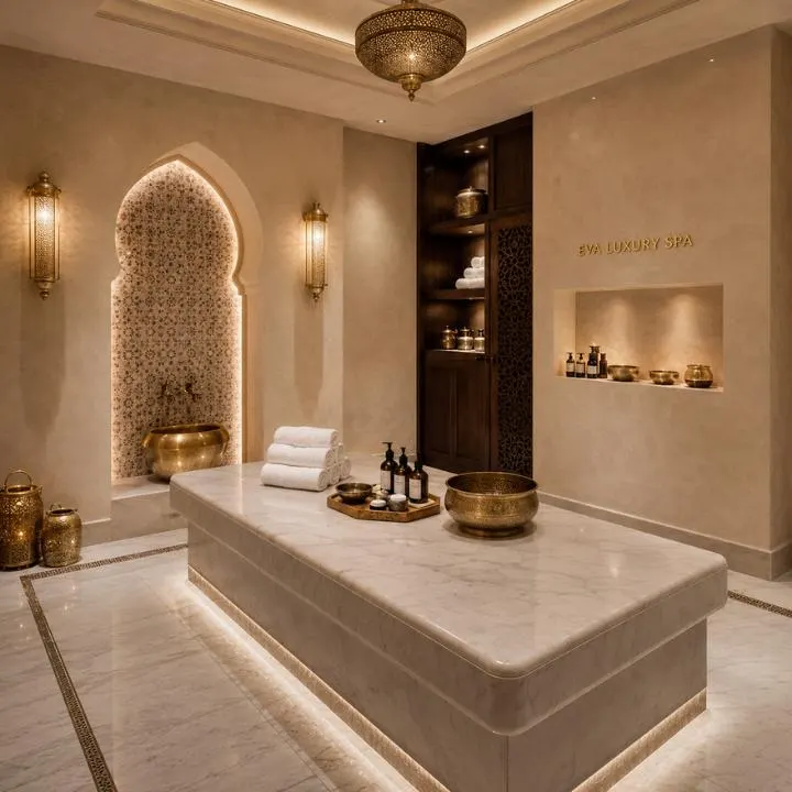 Moroccan bath in Business Bay at Eva Luxury Spa